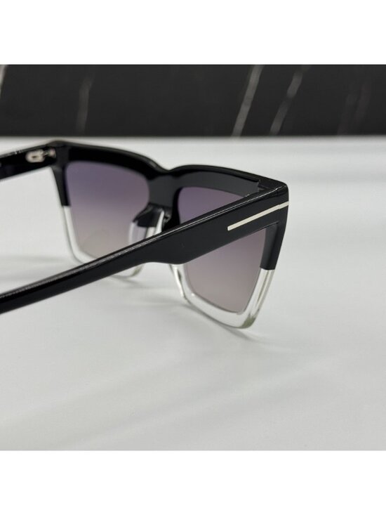 NWT Tom Ford Eden FT1110 05C Black Gray Sunglasses Authentic